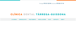 Desktop Screenshot of clinicadentaltarregaguissona.com